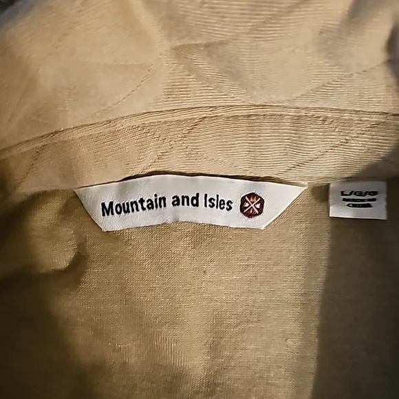 Mountain and isles mens button up coat - Picture 2 of 5